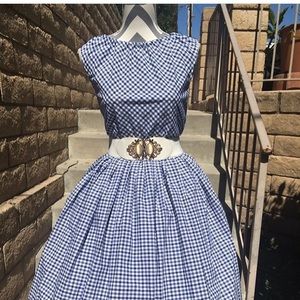 Gingham Dress - Vintage Style